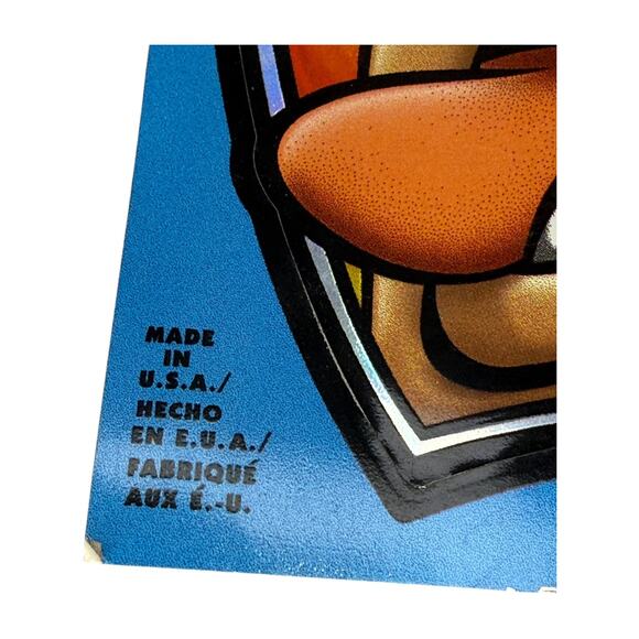 New Chroma Holographix Looney Tunes Taz Window Decal Tasmanian Devil 1999 - Picture 3 of 6